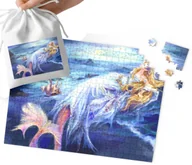 Puzzle - PUZZLE TRADYCYJNE - SYRENKA SYRENA SUPER WZORY PREZENT 120el + WORECZEK - miniaturka - grafika 1