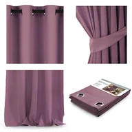 Zasłony - Amelia Home Zasłona Blackout 140x270 BLACKOUT/PLE/WIN/270 - miniaturka - grafika 1