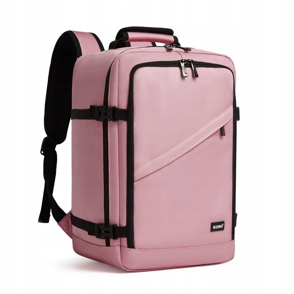 Plecak bagaż podręczny do Samolotu Ryanair Wizzair 40x30x20 różowy Expander