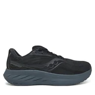 Buty sportowe męskie - Buty do biegania Saucony Ride 18 Wide S21001 Czarny - miniaturka - grafika 1