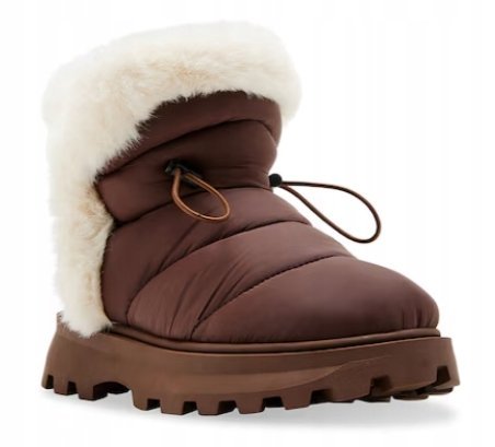 STEVE MADDEN ŚNIEGOWCE BRĄZOWE Z FUTERKIEM ZIMOWE 41 T7B