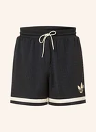 Spodenki damskie - Adidas Originals Szorty Originals Basketball schwarz - miniaturka - grafika 1