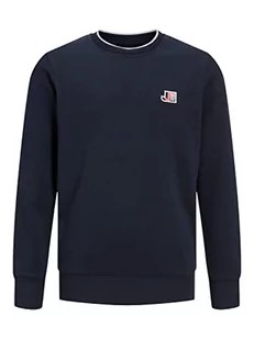 Jack & Jones Junior Bluza chłopięca, granatowy blezer, 140 - Bluzy dla chłopców - miniaturka - grafika 1