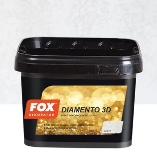 Fox Farba dekoracyjna Diamento 3D White 3 l - Farby wewnętrzne - miniaturka - grafika 1