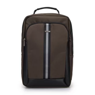 Męski plecak na laptopa 17” z tasiemką - Torby na laptopy - miniaturka - grafika 1