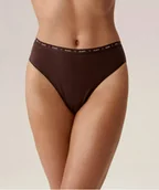 Majtki damskie - FIGI ATLANTIC 3CLP-010B JZ25 CAPJ/CZK/CZA (kolor capucino j.- czekolada- czarny, rozmiar S) - miniaturka - grafika 1