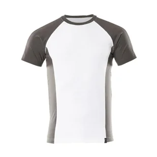 T-SHIRT MASCOT UNIQUE POTSDAM 50567-959; BIEL/CIEMNY ANTRACYT - Odzież robocza - miniaturka - grafika 1