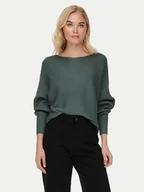 Swetry damskie - ONLY Sweter Adaline 15226298 Zielony Relaxed Fit - miniaturka - grafika 1