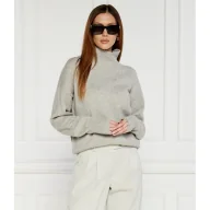 Swetry damskie - BOSS BLACK Wełniany sweter Famindi | Regular Fit - miniaturka - grafika 1