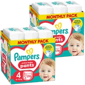 Pieluchy - Zestaw Pampers Pants, pieluchomajtki, Maxi, rozmiar 4, 9-15 kg, 2 x 176 sztuk - miniaturka - grafika 1