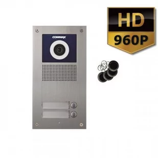 COMMAX Kamera 2-abonentowa z regulacją optyki, optyka HD 960p DRC-2UCHD z czytnikiem RFID - Akcesoria do domofonów i wideodomofonów - miniaturka - grafika 1
