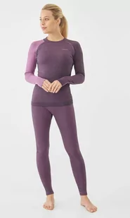 Komplet bielizny damskiej termoaktywnej z wełny merino i bambusa Viking Mounti 4800 fuksjowy - XL - Pozostała odzież narciarska - miniaturka - grafika 1
