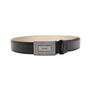 Calvin Klein Skórzany pasek ADJ FORMAL PLAQUE - Paski - miniaturka - grafika 1