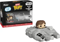 Figurki dla dzieci - funko pop! star wars bitty pop ride han solo with milennium falcon - miniaturka - grafika 1
