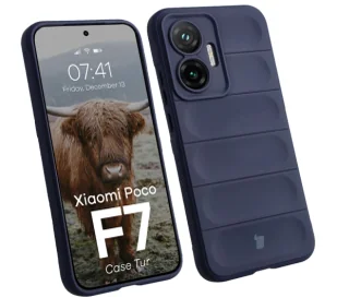 Bizon Tur do Xiaomi Poco F7 Granatowy - Etui i futerały do telefonów - miniaturka - grafika 1