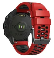 Akcesoria do smartwatchy - opaska pasek bransoleta DOTSBAND Suunto 7 / 9 / Baro / SPARTAN SPORT czerwona - miniaturka - grafika 1