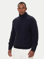 Swetry męskie - Tommy Hilfiger Golf MW0MW40914 Granatowy Regular Fit - miniaturka - grafika 1
