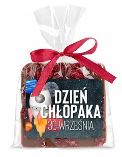 Prezent na dzień chłopaka czekoladka 20 g z nadrukiem upominek - Czekolada - miniaturka - grafika 1