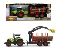 Samochody i pojazdy dla dzieci - TRAKTOR Z PRZYCZ ŚWIATŁO DŹW 49338 MADEJ - miniaturka - grafika 1