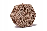 Puzzle - Wood Trick Szkatułka na biżuterię Mystery Flower Drewniane Puzzle 3D - miniaturka - grafika 1