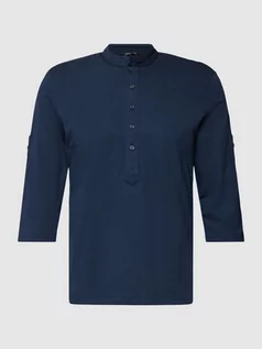 Koszulki męskie - Bluzka z długim rękawem i listwą guzikową - grafika 1