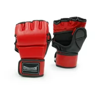 Rękawice bokserskie - Rękawice MMA Evolution Professional Equipment Red Fight - miniaturka - grafika 1