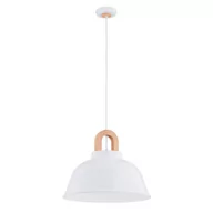 Lampy sufitowe - Biała lampa wisząca w klasycznym wydaniu AL 61343 z serii VAYPER - miniaturka - grafika 1