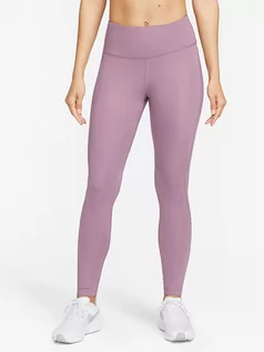 Spodnie sportowe damskie - Nike Legginsy w kolorze fioletowym do biegania - grafika 1