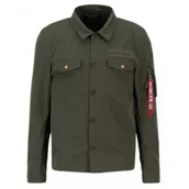 Odzież taktyczna i umundurowanie - Koszula wierzchnia Alpha Industries Overshirt 108123 142 - Ciemnooliwkowa RATY 0% | PayPo | GRATIS WYSYŁKA | ZWROT DO 100 DNI - miniaturka - grafika 1
