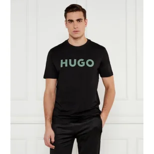 HUGO T-shirt Dulivio Regular Fit - Koszulki męskie - miniaturka - grafika 1