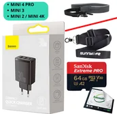 Akcesoria do drona - Drone Starter Pack - zestaw z kartą 64GB, smyczą i ładowarką 30W / Mini 4 Pro / Mini 3 / Mini 4k / / DYSTRYBUCJA PL / 0% / LEASING - miniaturka - grafika 1