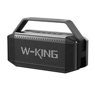 Głośniki komputerowe - Głośnik bezprzewodowy Bluetooth W-KING D9-1 60W (czarny) - miniaturka - grafika 1