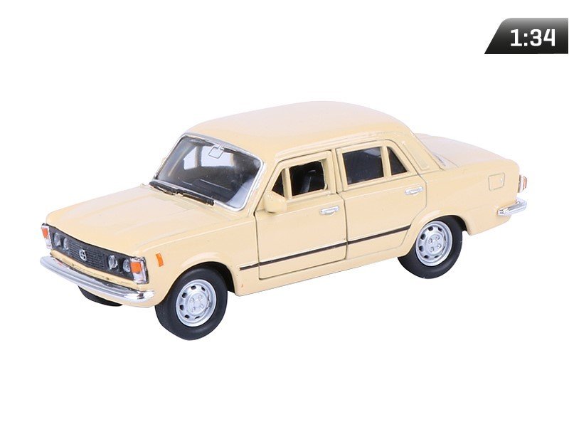 Model 1:34, PRL FIAT 125p, kremowy (A884F125K)