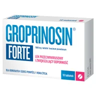 Przeziębienie i grypa - GEDEON RICHTER Groprinosin Forte 1000 mg x 10 tabl |  OD 199 PLN! - miniaturka - grafika 1