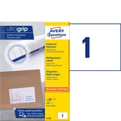 Etykiety do drukarek - Avery Zweckform Etykiety ZF A5 210x148mm 6135(200) białe uniwersalne - miniaturka - grafika 1