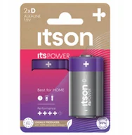 Baterie i akcesoria - itson itsPOWER battery Alkaline LR20IPO/2CP - miniaturka - grafika 1