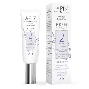 APIS Natural Slow Aging Krem Pod Oczy Wygładzenie ,,SOFT FOCUS” Step 2 15ml - Kosmetyki pod oczy - miniaturka - grafika 1