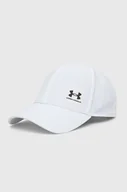 Czapki męskie - Under Armour czapka z daszkiem Iso Chill Armourvent kolor biały gładka - miniaturka - grafika 1