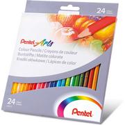 Przybory szkolne - Pentel Kredki ołówkowe 24 kolorów - miniaturka - grafika 1