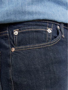 Jack&Jones Jeansy Clark 12261707 Granatowy Regular Fit - Spodnie męskie - miniaturka - grafika 1