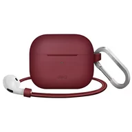 Akcesoria do słuchawek - Apple Uniq Etui UNIQ Vencer AirPods 3 Silicone bordowy/burgundy maroon UNIQ556BURMAR - miniaturka - grafika 1