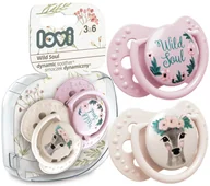 Smoczki uspokajające - LOVI SMOCZEK USPOKAJAJĄCY WILD SOUL 3-6m 2szt. - miniaturka - grafika 1