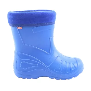 Buty dla dziewczynek - Befado obuwie dziecięce kalosz- chabrowy 162X106 niebieskie - grafika 1