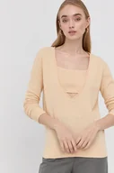 Swetry damskie - Patrizia Pepe Sweter z domieszką wełny - miniaturka - grafika 1
