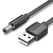 Kable komputerowe i do monitorów - Vention CEYBF kabel zasilające Czarny 1 m USB A DC 5.5mm - miniaturka - grafika 1
