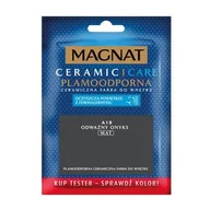 Farby wewnętrzne - MAGNAT Farba ceramiczna Care Plamoodporna TESTER a18 odważny onyks 30 ml - miniaturka - grafika 1