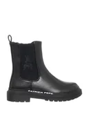 Botki damskie - Patrizia Pepe Botki w kolorze czarnym - miniaturka - grafika 1