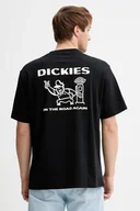 Koszulki męskie - Dickies t-shirt bawełniany męski kolor czarny wzorzysty DK0A87QI - miniaturka - grafika 1