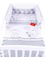 Pościel dla dzieci - BabyLux Pościel Do Łóżeczka 120x60 Dziecięca Niemowlęca 120X90 cm 4EL N112 - miniaturka - grafika 1