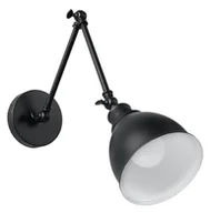 Lampy ścienne - Sollux Lighting Kinkiet STARK KLOSZ czarny CRIMSON - miniaturka - grafika 1